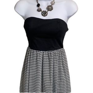 Black & White Xhilaration Maxi Dress